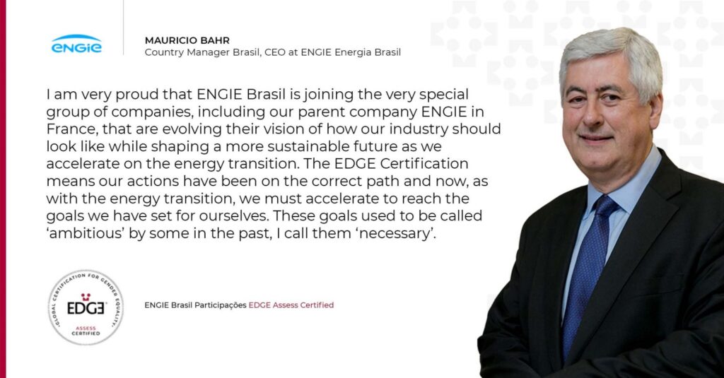 Quote and photo of Mauricio Bahr working at ENGE Brasil Participacoes