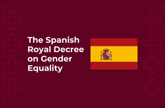 the spanish royal decree on gender equality 1