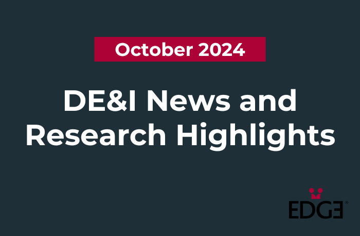 October DE&I News and Research Highlights