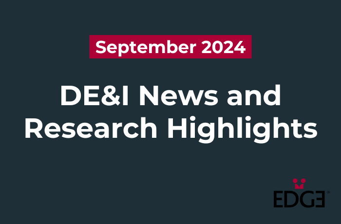 September DE&I News and Research Highlights