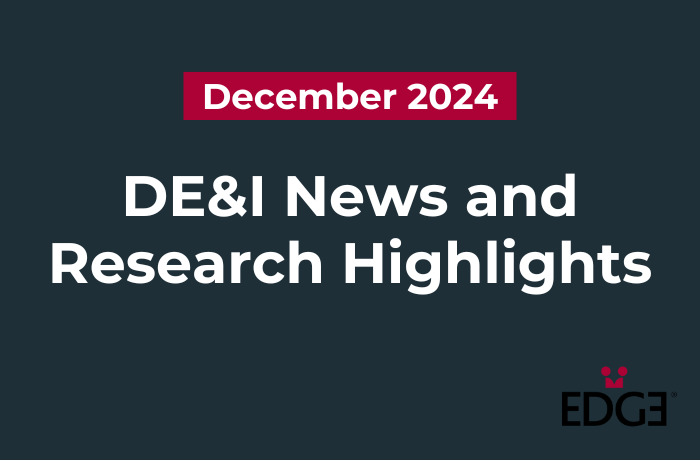 December DE&I News and Research Highlights